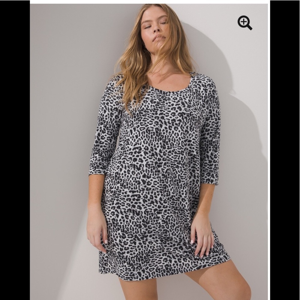 Soma Embraceable Sleepshirt M Animal Print
